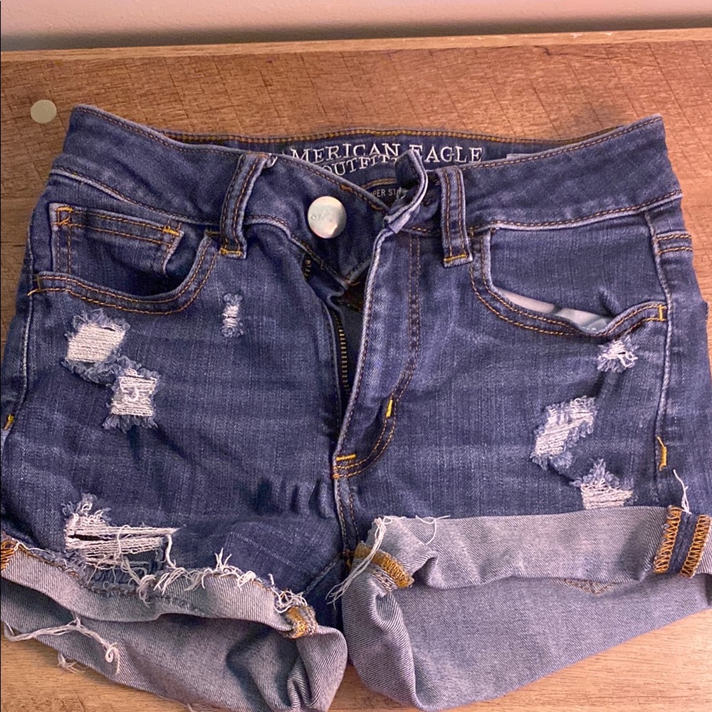 American Eagle Outfitters Blue Denim Shorts
